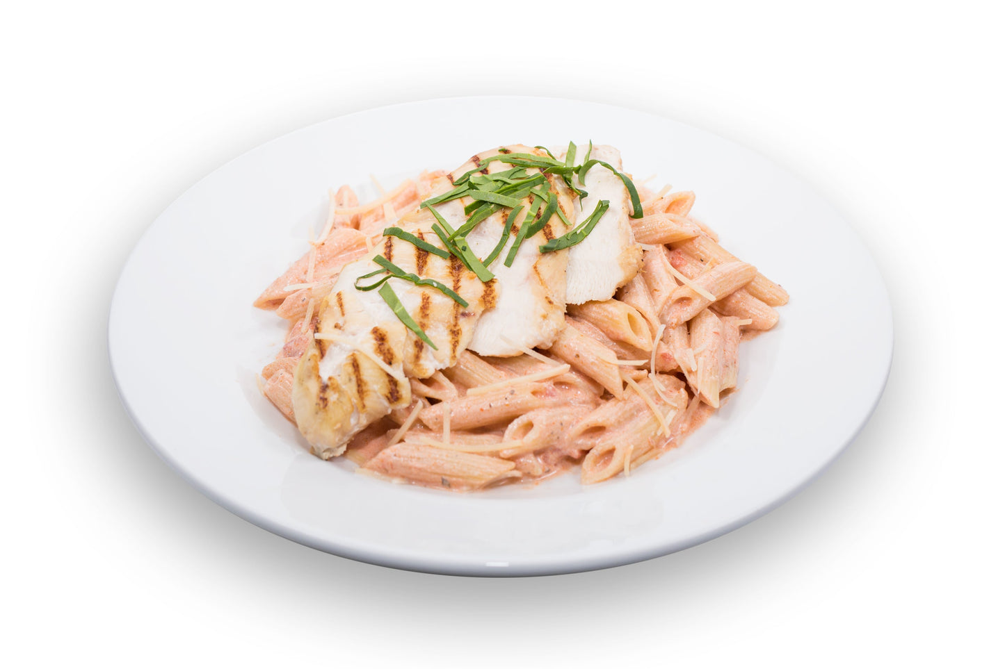 Penne al Vodka with Grilled Chicken, 5oz